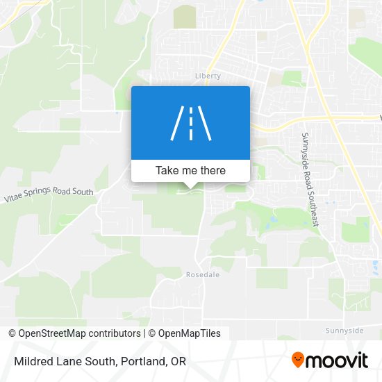 Mapa de Mildred Lane South