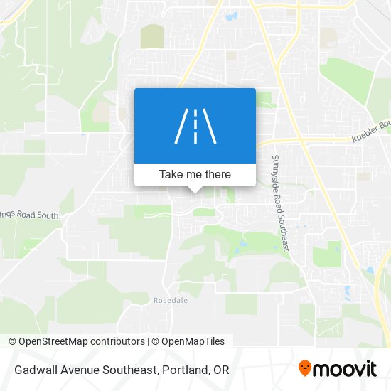 Gadwall Avenue Southeast map