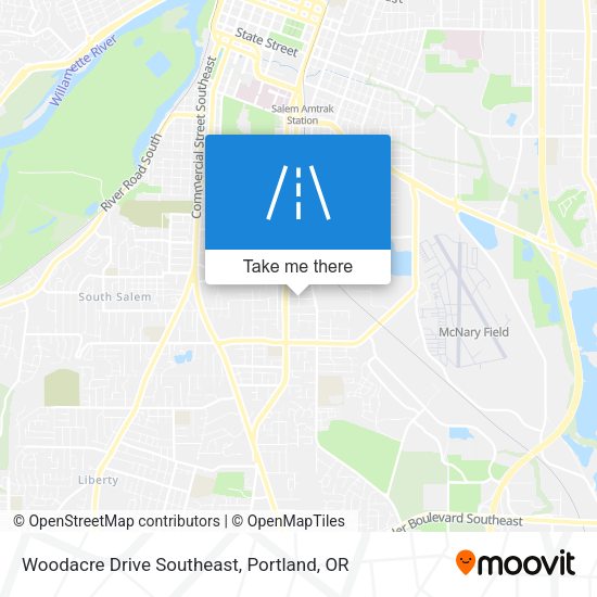 Woodacre Drive Southeast map