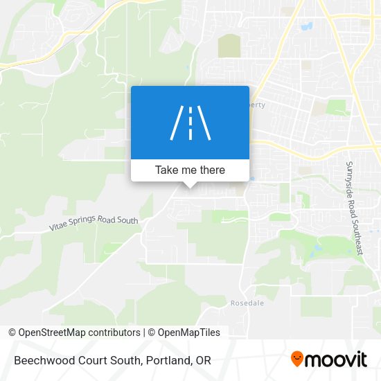Beechwood Court South map