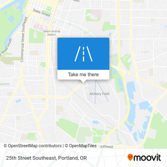 25th Street Southeast map