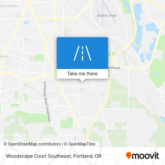 Mapa de Woodscape Court Southeast