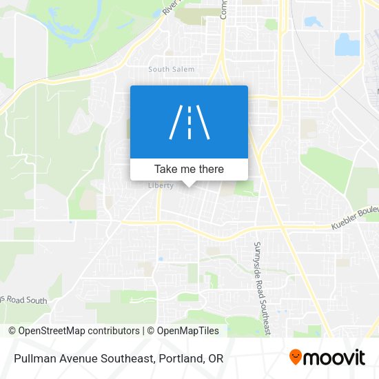 Mapa de Pullman Avenue Southeast