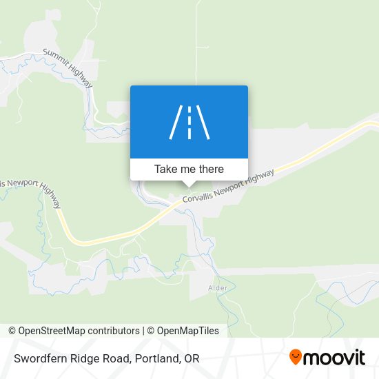 Mapa de Swordfern Ridge Road