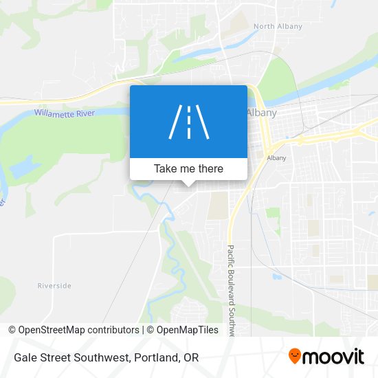 Gale Street Southwest map