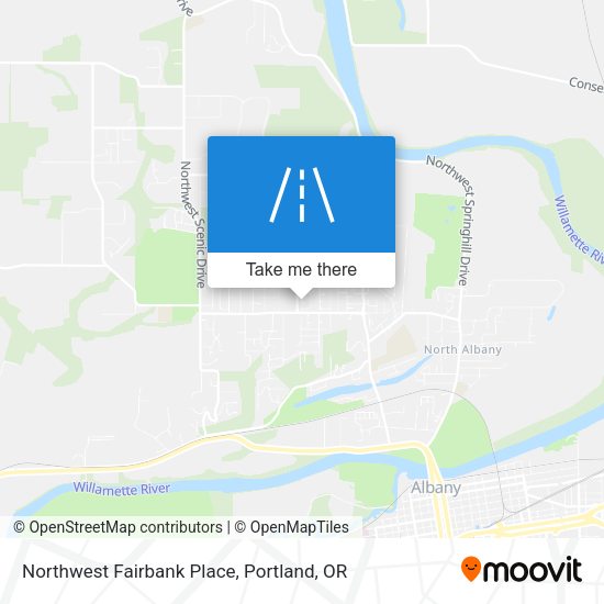 Northwest Fairbank Place map
