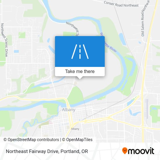 Mapa de Northeast Fairway Drive