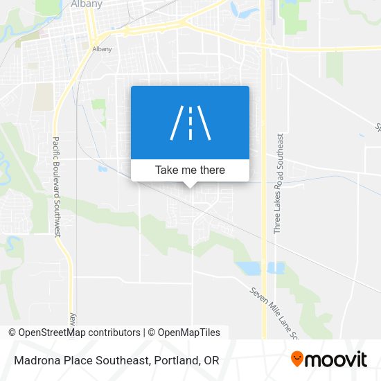 Madrona Place Southeast map
