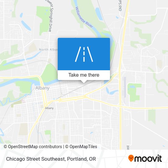 Chicago Street Southeast map