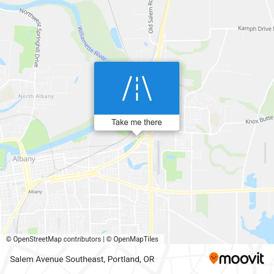 Mapa de Salem Avenue Southeast