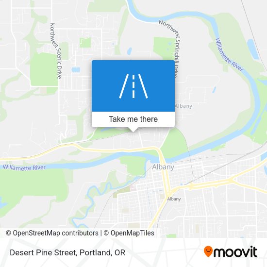 Mapa de Desert Pine Street