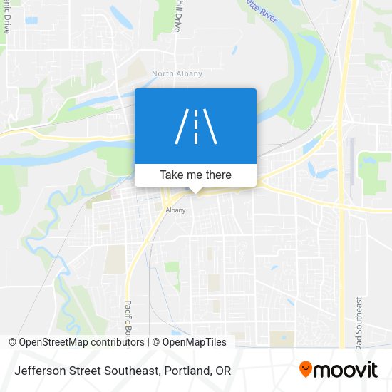 Jefferson Street Southeast map