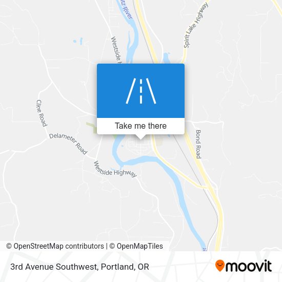 Mapa de 3rd Avenue Southwest