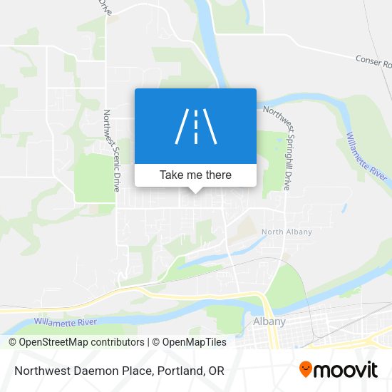 Mapa de Northwest Daemon Place