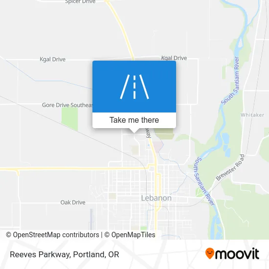Reeves Parkway map