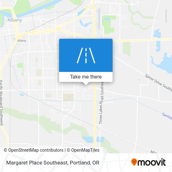 Margaret Place Southeast map
