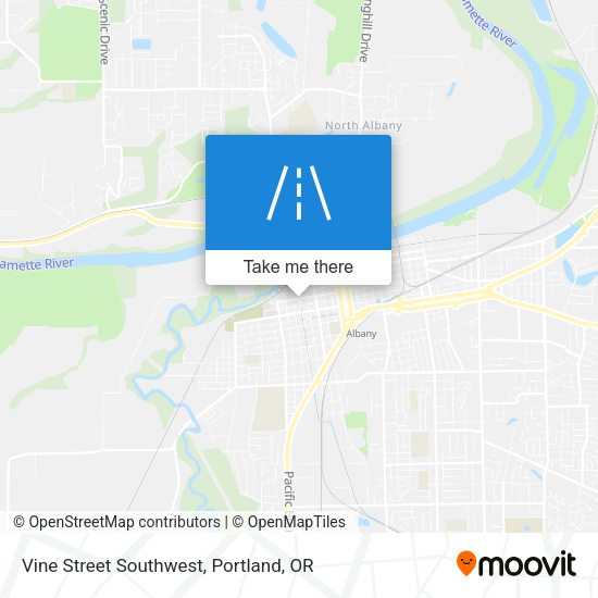 Vine Street Southwest map