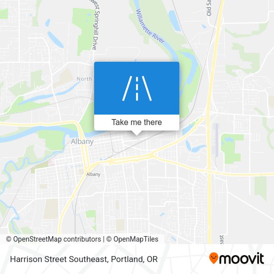 Harrison Street Southeast map