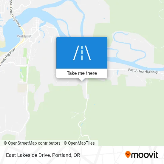 East Lakeside Drive map