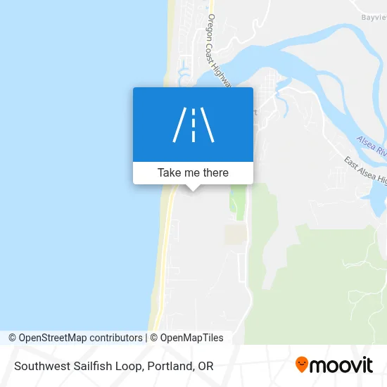 Southwest Sailfish Loop map