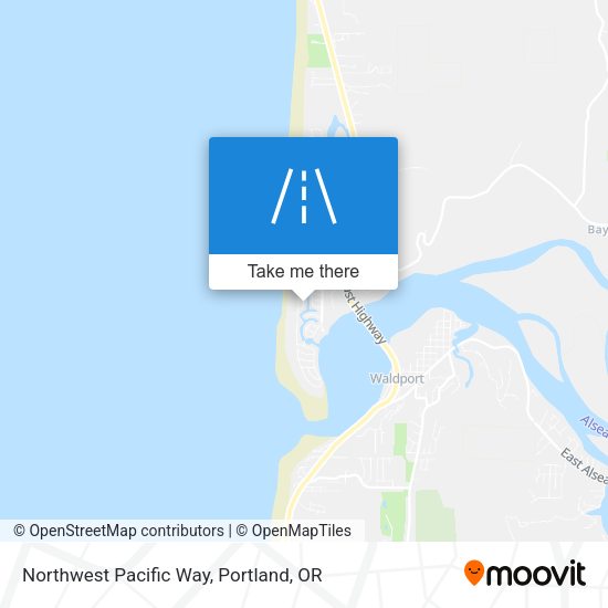 Mapa de Northwest Pacific Way