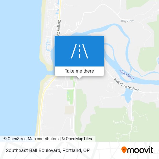 Southeast Ball Boulevard map