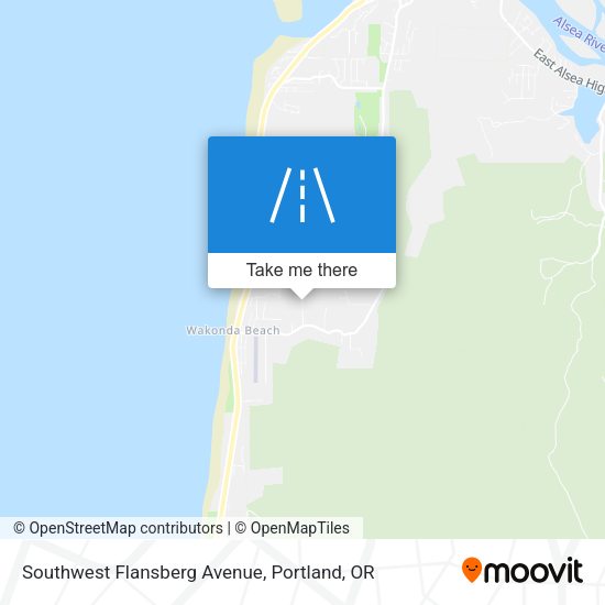 Mapa de Southwest Flansberg Avenue