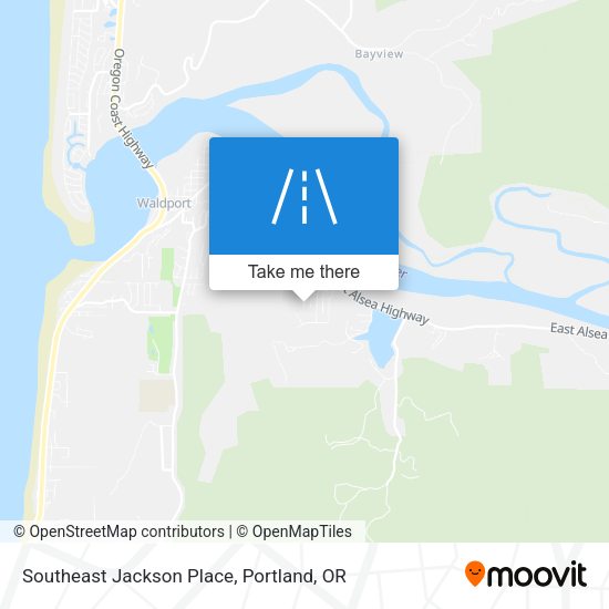 Southeast Jackson Place map