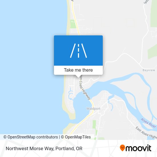 Northwest Morse Way map