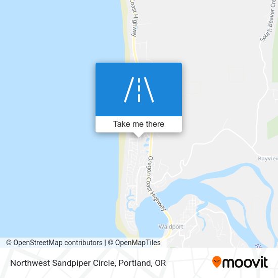 Northwest Sandpiper Circle map