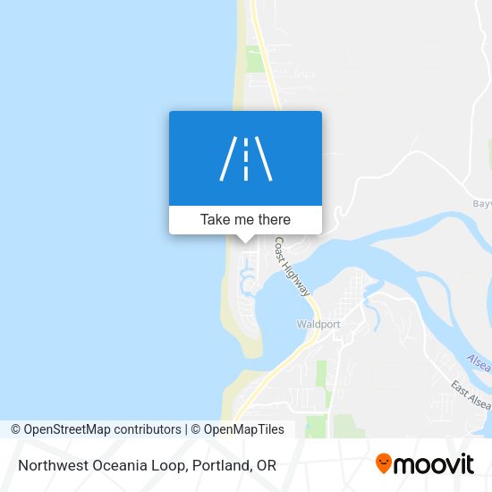 Northwest Oceania Loop map
