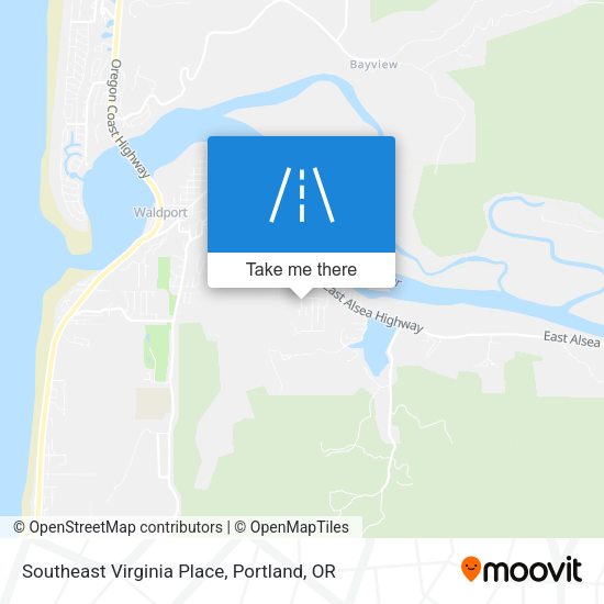 Southeast Virginia Place map