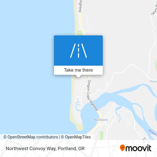 Northwest Convoy Way map