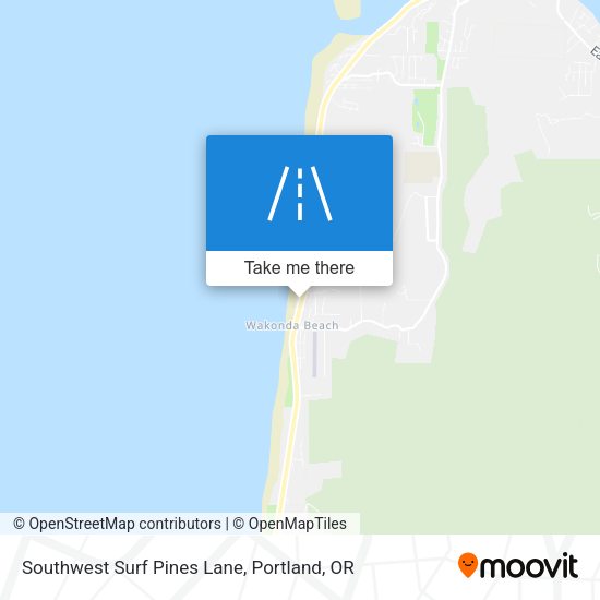 Mapa de Southwest Surf Pines Lane