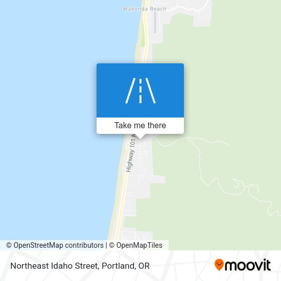 Northeast Idaho Street map