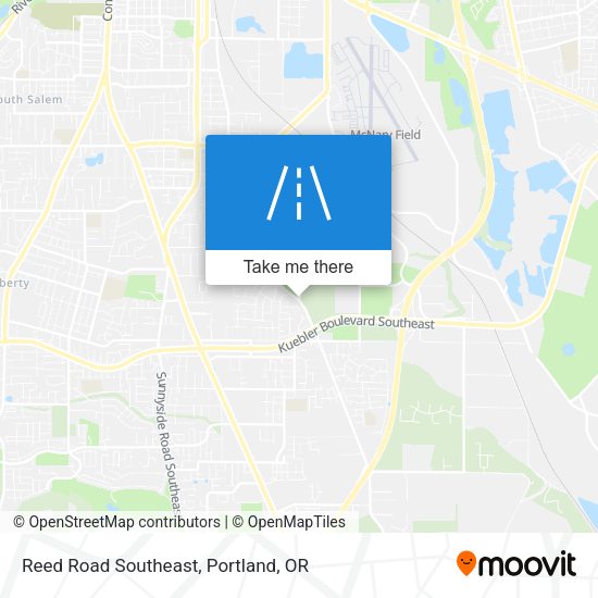 Reed Road Southeast map