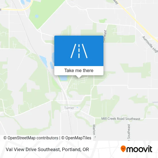 Val View Drive Southeast map