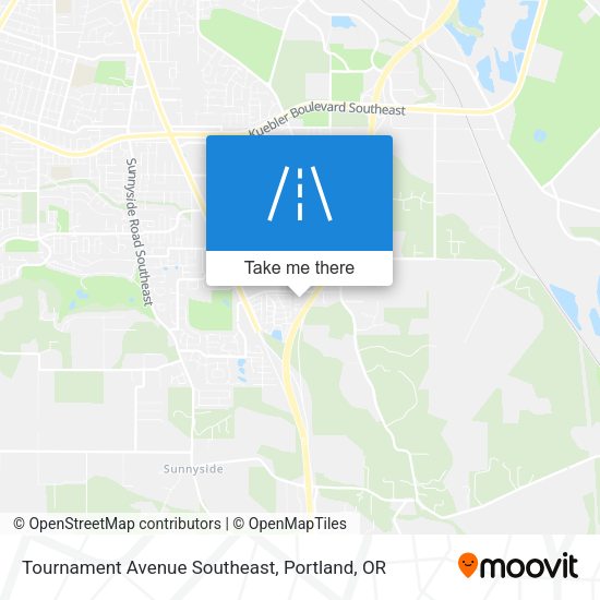 Tournament Avenue Southeast map