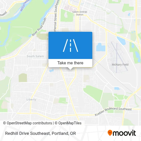 Redhill Drive Southeast map