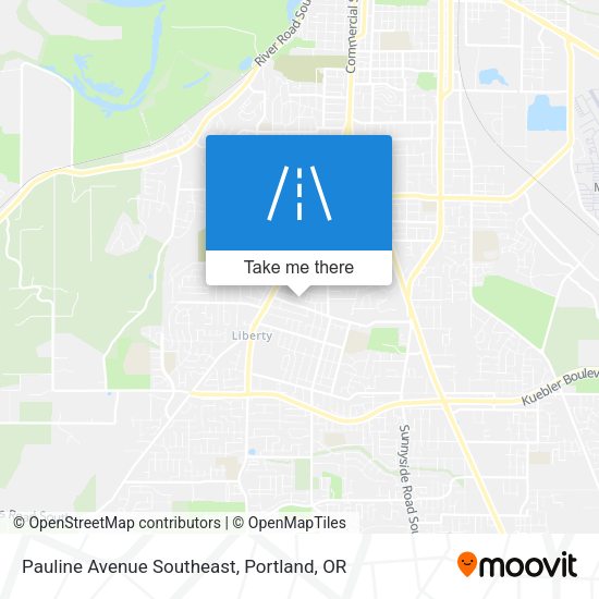 Mapa de Pauline Avenue Southeast