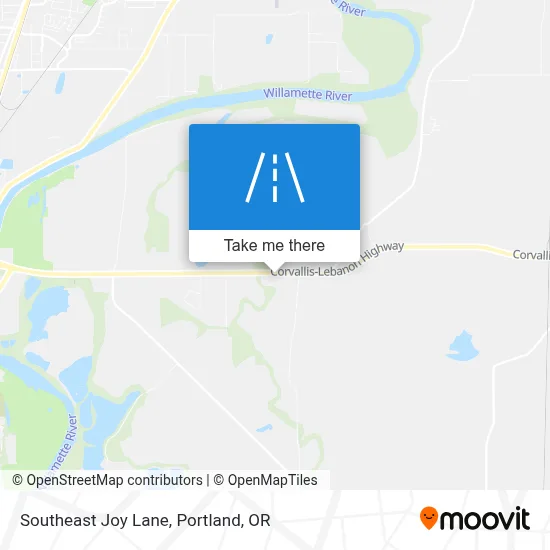 Southeast Joy Lane map
