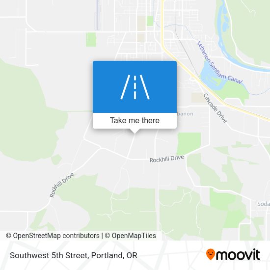 Southwest 5th Street map