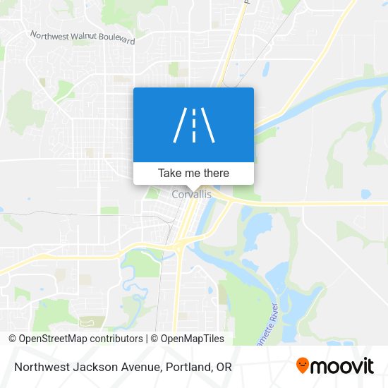 Northwest Jackson Avenue map