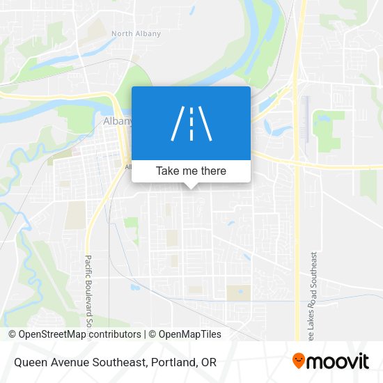 Queen Avenue Southeast map