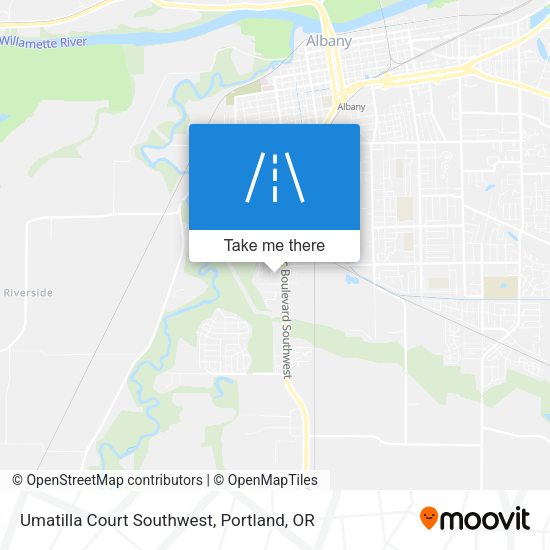Umatilla Court Southwest map