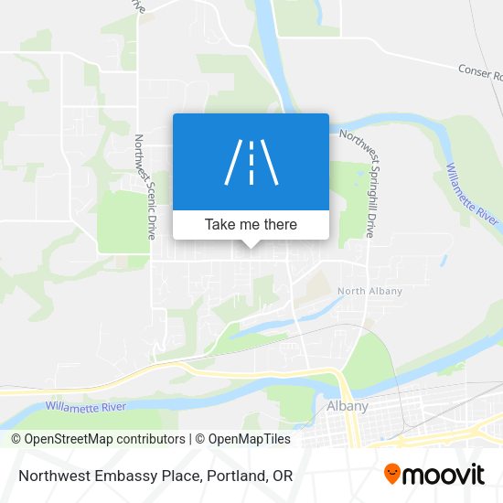 Northwest Embassy Place map
