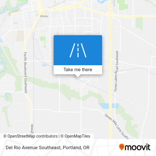 Mapa de Del Rio Avenue Southeast
