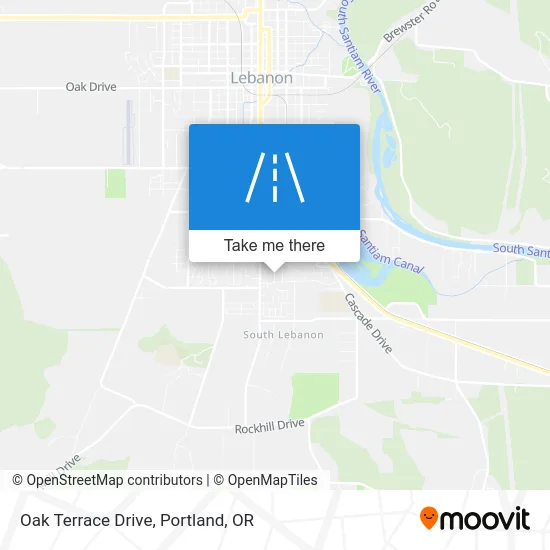 Oak Terrace Drive map