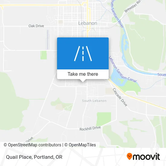 Quail Place map