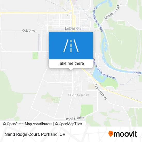 Sand Ridge Court map